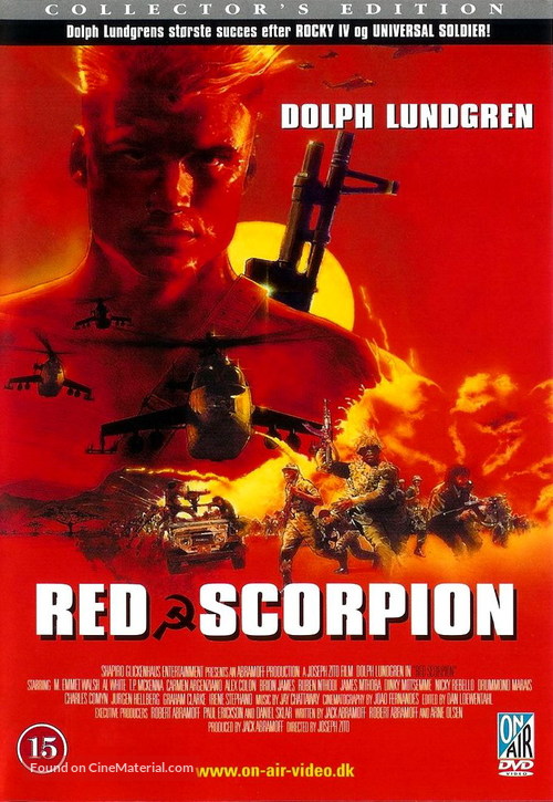 Red Scorpion - Danish DVD movie cover