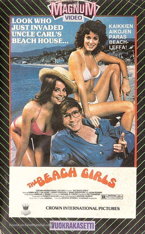 The Beach Girls - Finnish VHS movie cover