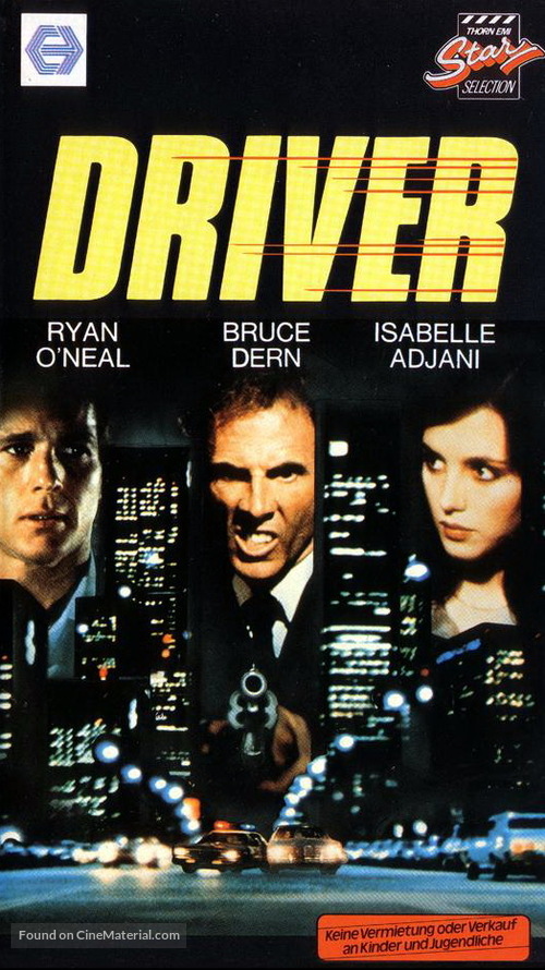 The Driver - German VHS movie cover