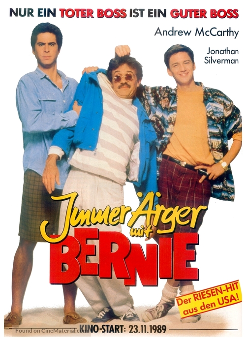 Weekend at Bernie&#039;s - German Movie Poster