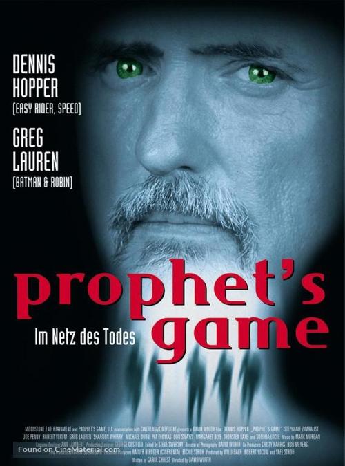The Prophet&#039;s Game - German Movie Poster
