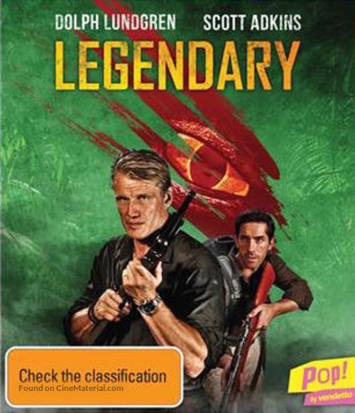 Legendary: Tomb of the Dragon - Australian Blu-Ray movie cover