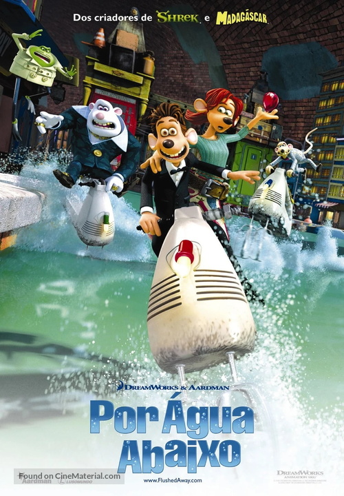 Flushed Away - Portuguese Movie Poster