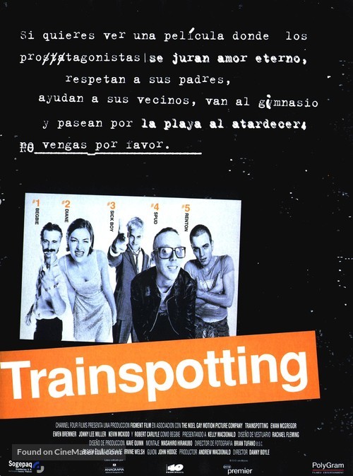 Trainspotting - Spanish Movie Poster