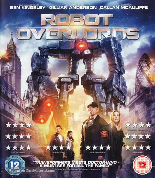 Robot Overlords - British Blu-Ray movie cover