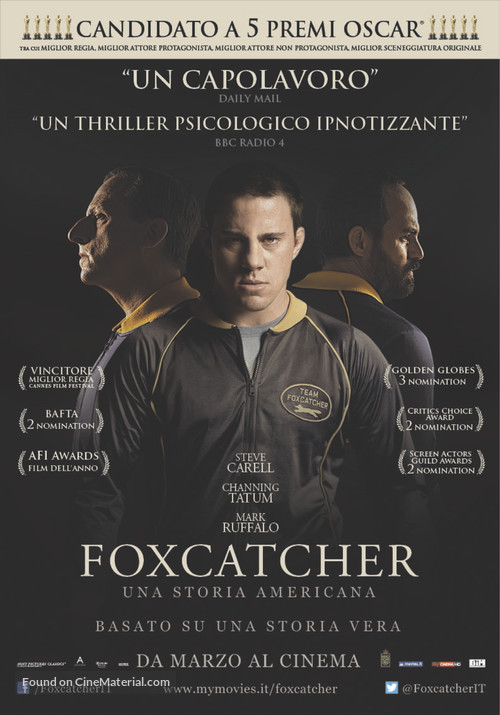 Foxcatcher - Italian Movie Poster