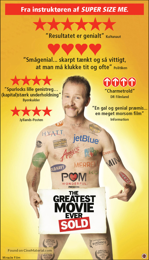 The Greatest Movie Ever Sold - Danish Movie Poster