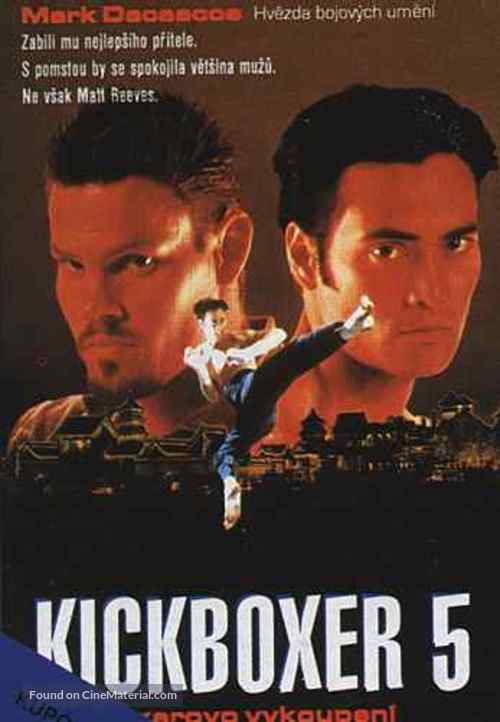 Kickboxer 5 - Czech DVD movie cover