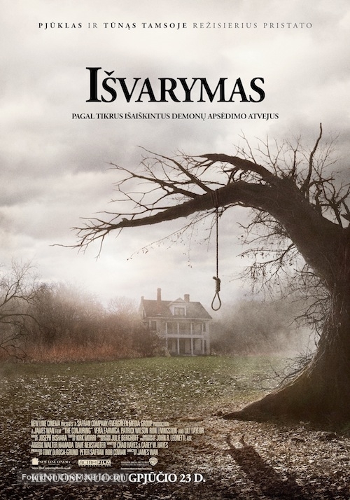 The Conjuring - Lithuanian Movie Poster