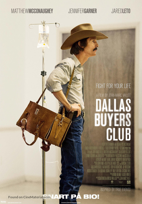 Dallas Buyers Club - Swedish Movie Poster