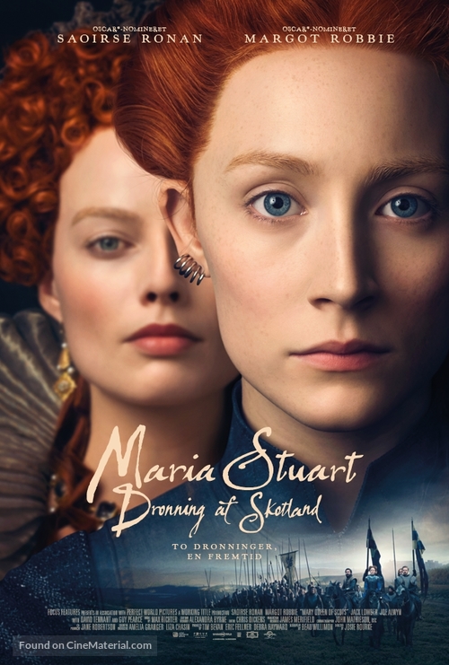 Mary Queen of Scots - Danish Movie Poster