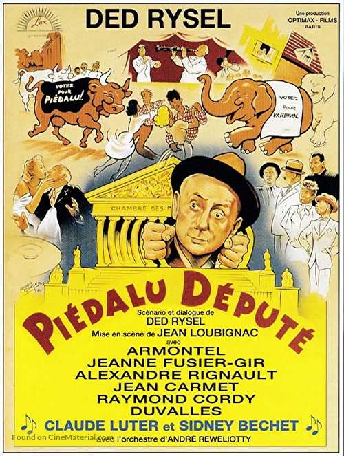 Pi&eacute;dalu d&eacute;put&eacute; - French Movie Poster