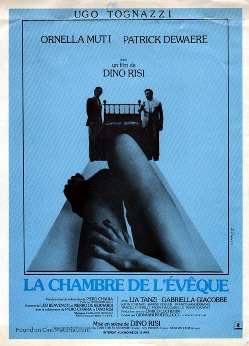 La stanza del vescovo - French Movie Poster