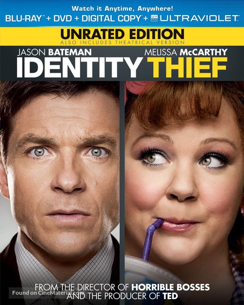 Identity Thief - Blu-Ray movie cover