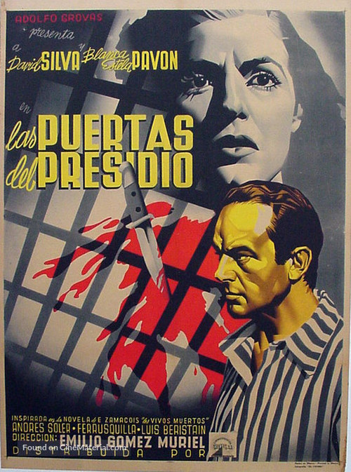 Las puertas del presidio - Mexican Movie Poster