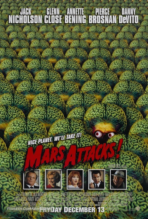Mars Attacks! - Theatrical movie poster