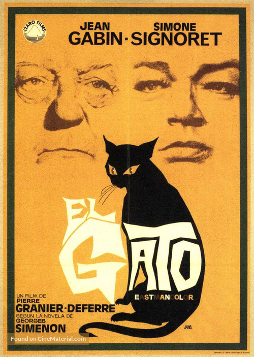 Le chat - Spanish Movie Poster