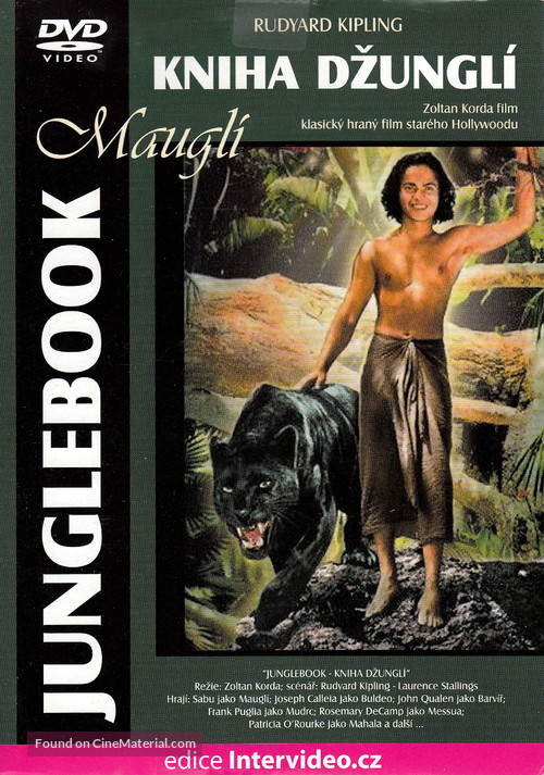 Jungle Book - Czech DVD movie cover