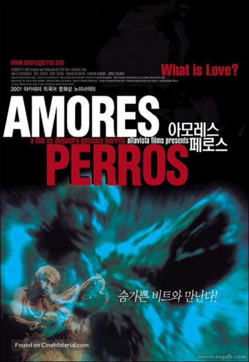 Amores Perros - South Korean Movie Poster