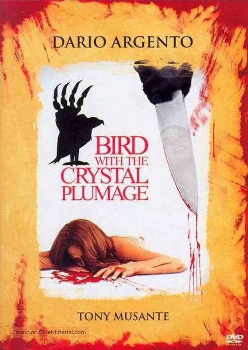 L&#039;uccello dalle piume di cristallo - Swedish DVD movie cover