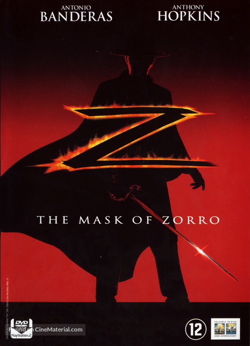 The Mask Of Zorro - Dutch DVD movie cover