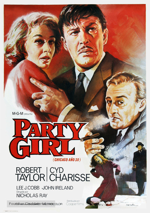Party Girl - Spanish Movie Poster