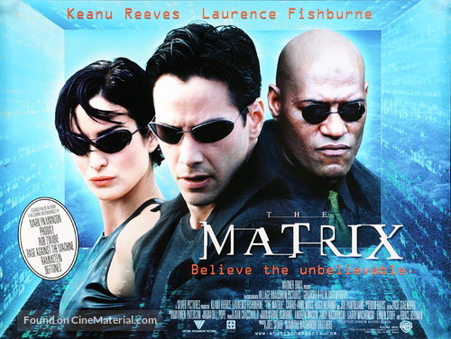 The Matrix - British Movie Poster