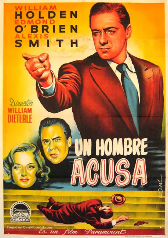 The Turning Point 1952 Spanish Movie Poster The Turning Point 1952 Spanish Movie Poster