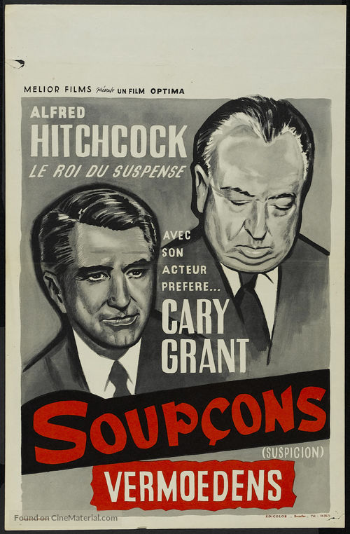 Suspicion - Belgian Movie Poster