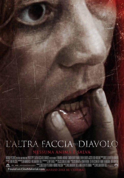 The Devil Inside - Italian Movie Poster