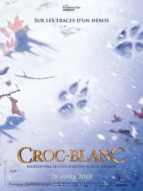 Croc Blanc - French Movie Poster