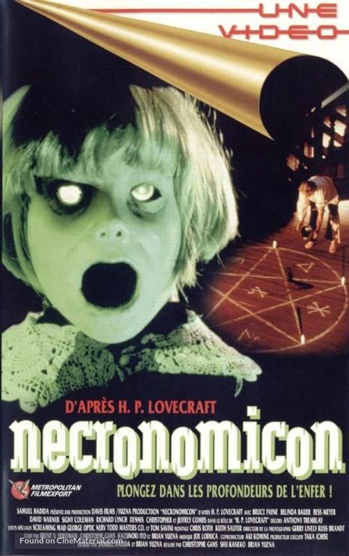 Necronomicon - French VHS movie cover