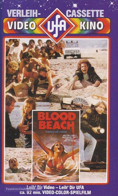 Blood Beach - German Movie Cover