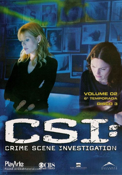 &quot;CSI: Crime Scene Investigation&quot; - Brazilian DVD movie cover