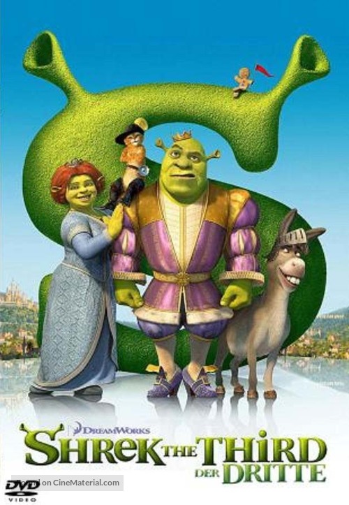 Shrek the Third - German DVD movie cover