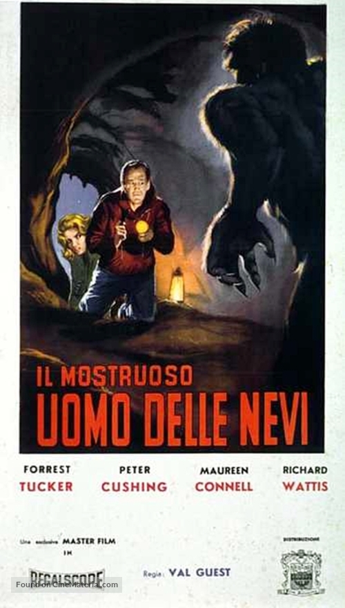 The Abominable Snowman - Italian Movie Poster