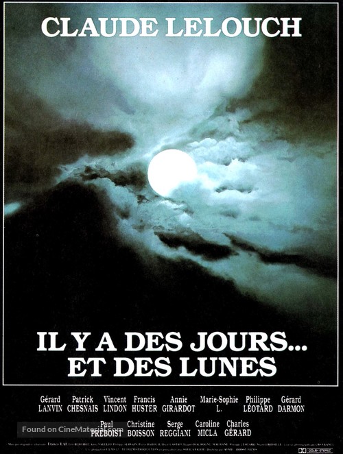 Il y a des jours... et des lunes - French Movie Poster