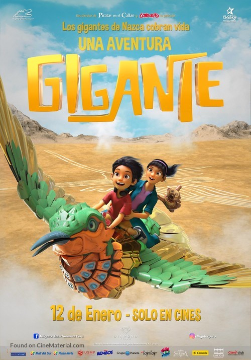 Una Aventura Gigante - Peruvian Movie Poster