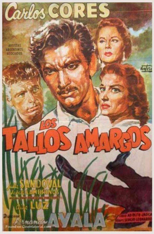 Los tallos amargos - Argentinian Movie Poster