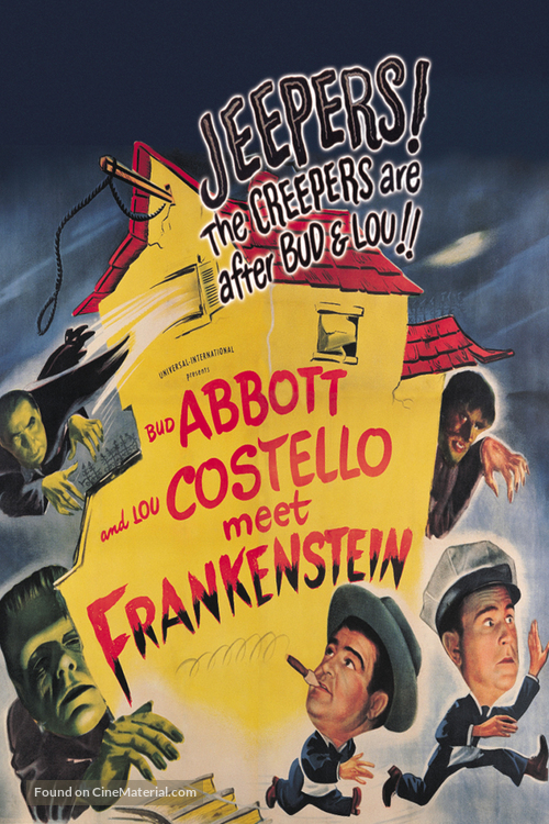 Bud Abbott Lou Costello Meet Frankenstein - DVD movie cover