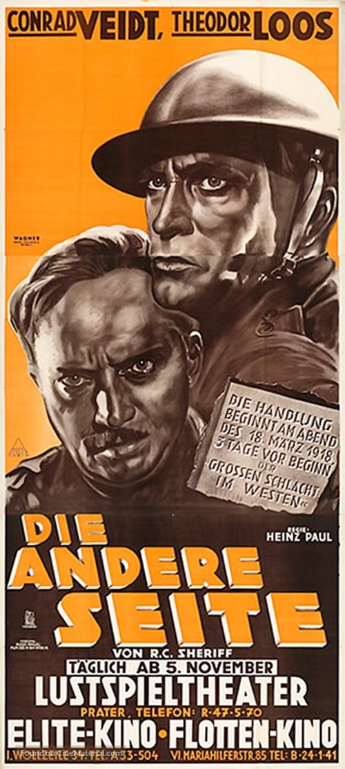 Die andere Seite - Austrian Movie Poster