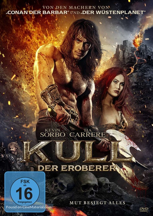 Kull the Conqueror - German DVD movie cover