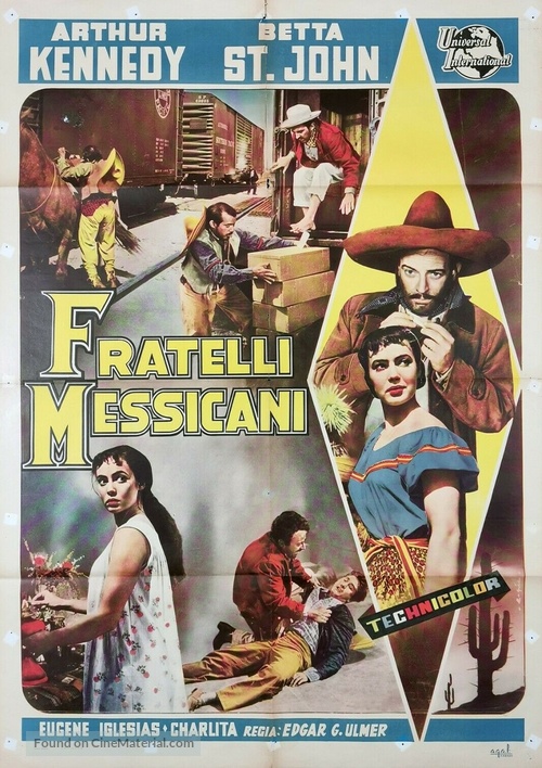 The Naked Dawn - Italian Movie Poster