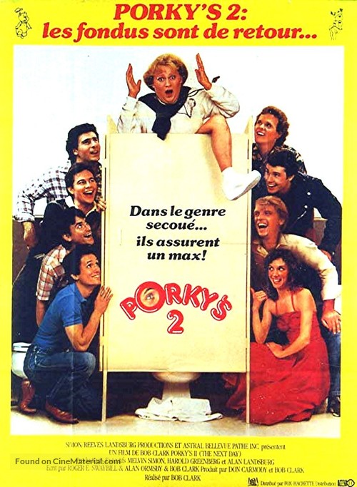 Porky&#039;s II: The Next Day - French Movie Poster