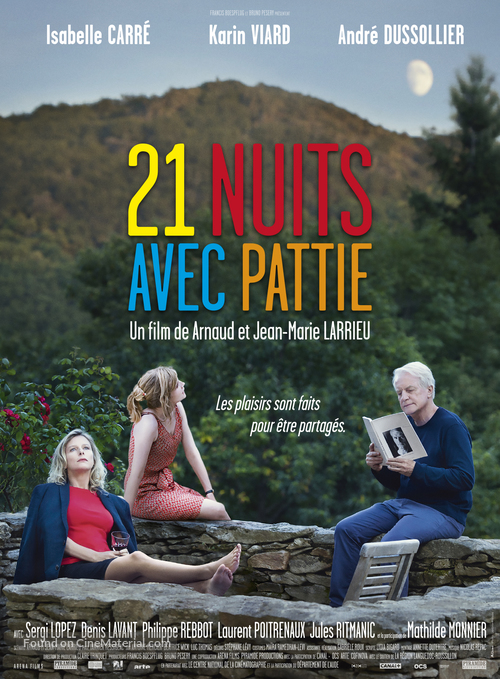 Vingt et une nuits avec Pattie - French Movie Poster
