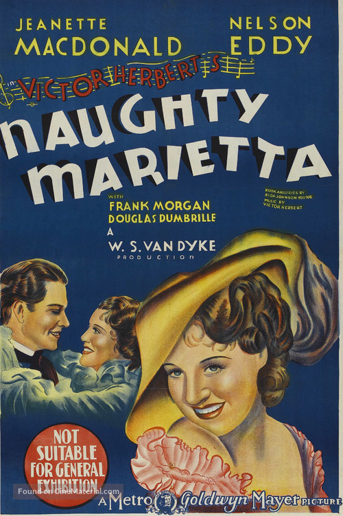 Naughty Marietta - Australian Movie Poster