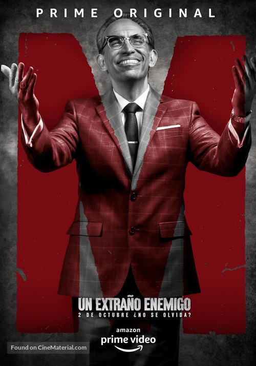 &quot;Un extra&ntilde;o enemigo&quot; - Mexican Movie Poster