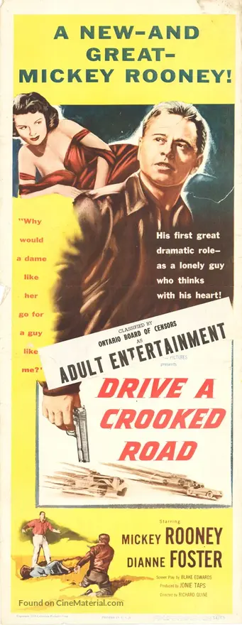 Drive a Crooked Road - Movie Poster