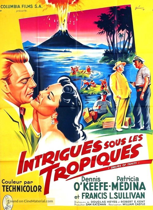 Drums of Tahiti - French Movie Poster