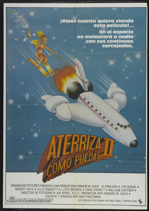 Airplane II: The Sequel - Spanish Movie Poster